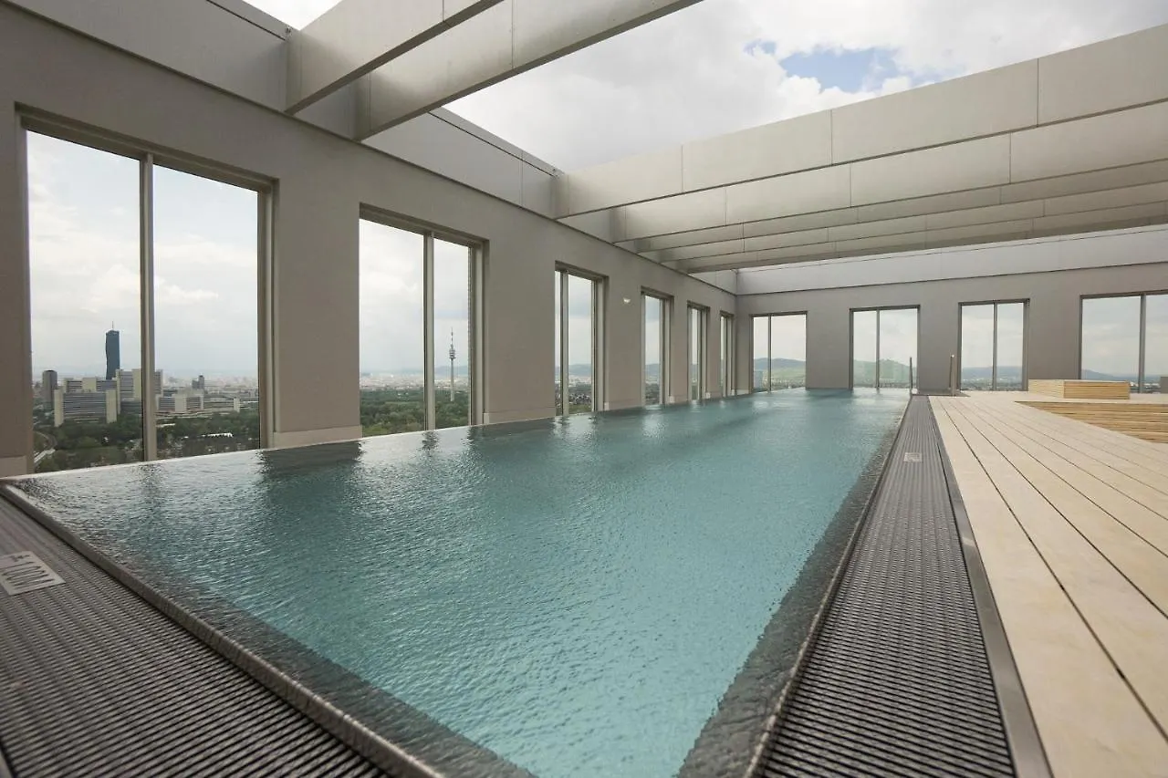 Posh Apartment On 22Nd Floor + Loggia, Pool, Gym, Sauna Vienna 0*,  Austria